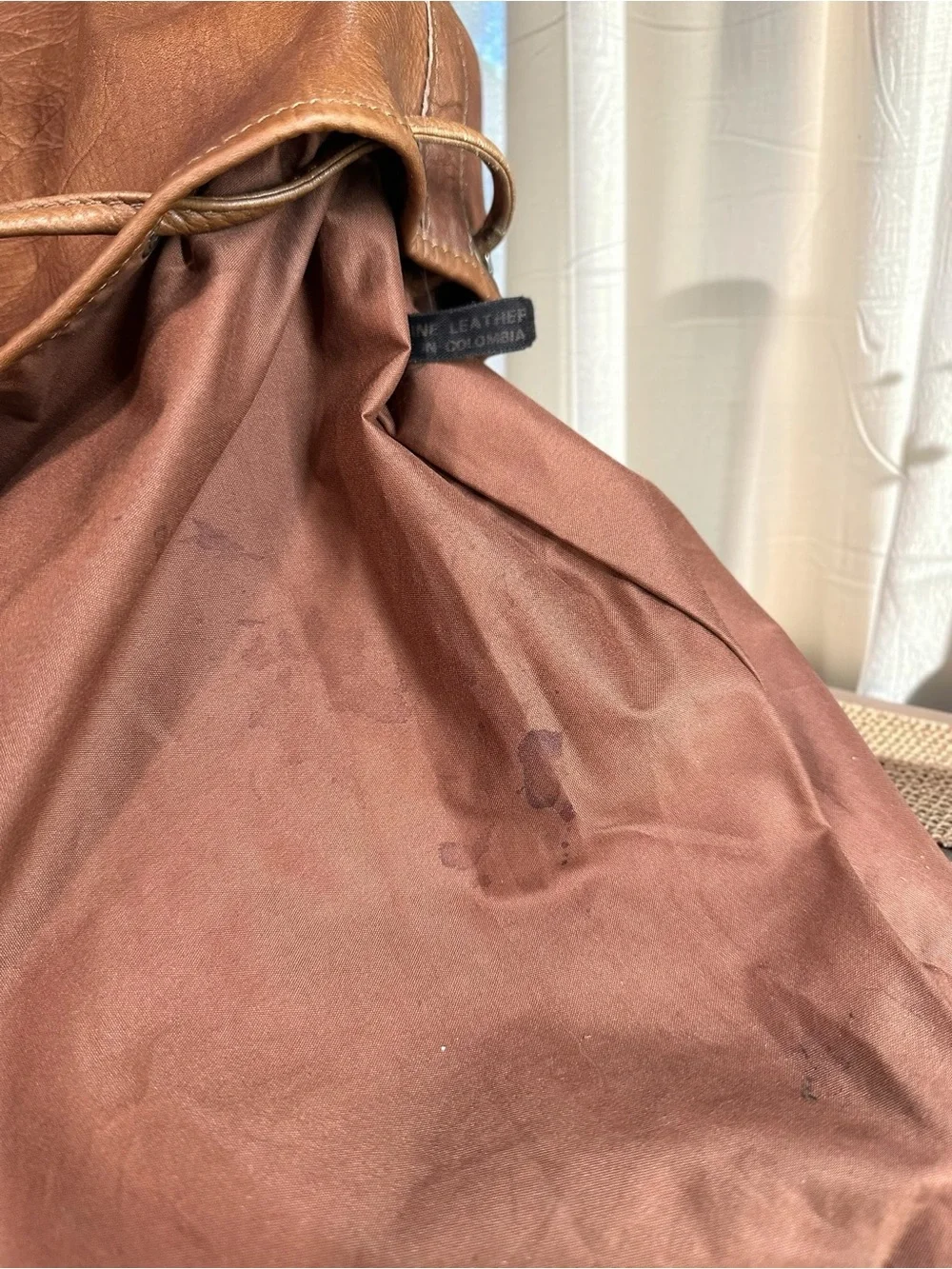 Genuine Leather Small Backpack/Handbag.